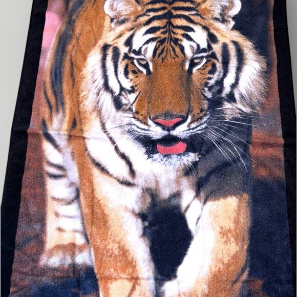 Vintage Disney Tiger Bath Towel Tom & Pat Leeson Huge 60 x 30 Beach Towel Brazil - Picture 2 of 5
